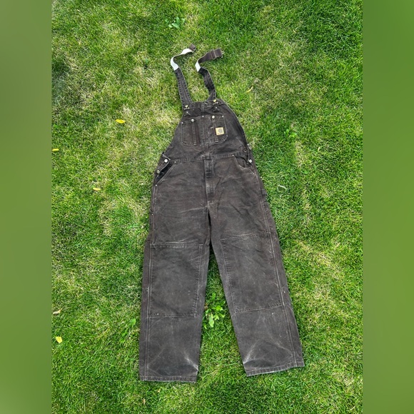 Carhartt Other - Beautiful Vintage Carhartt Dark Brown Bib/Overalls
